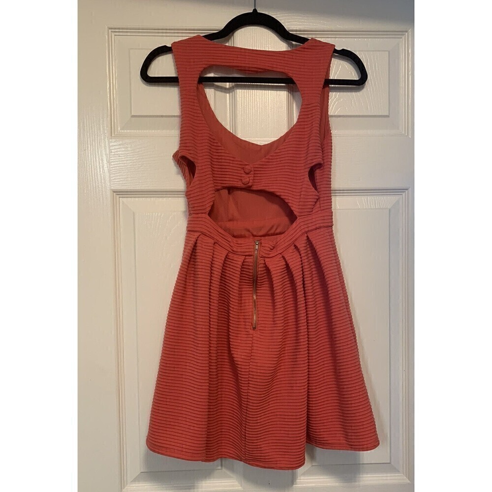 POETRY Womens Open Back Skater Mini Dress Size Medium - Picture 8 of 8